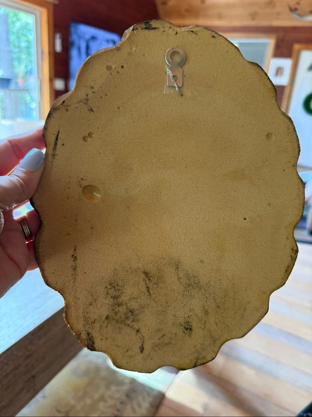 Vintage 2 1970s Mushroom Wall Decor Retro Kitsch Home Art Syroco Styrofoam MCM